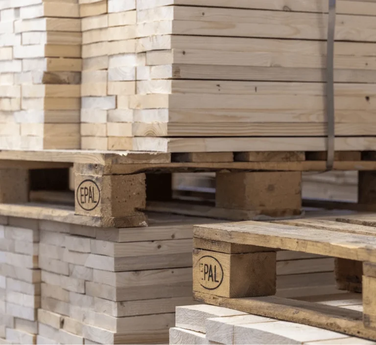 Heat-treated pallets